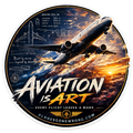 Planes Gone Wrong - Aviation Is Art Sticker